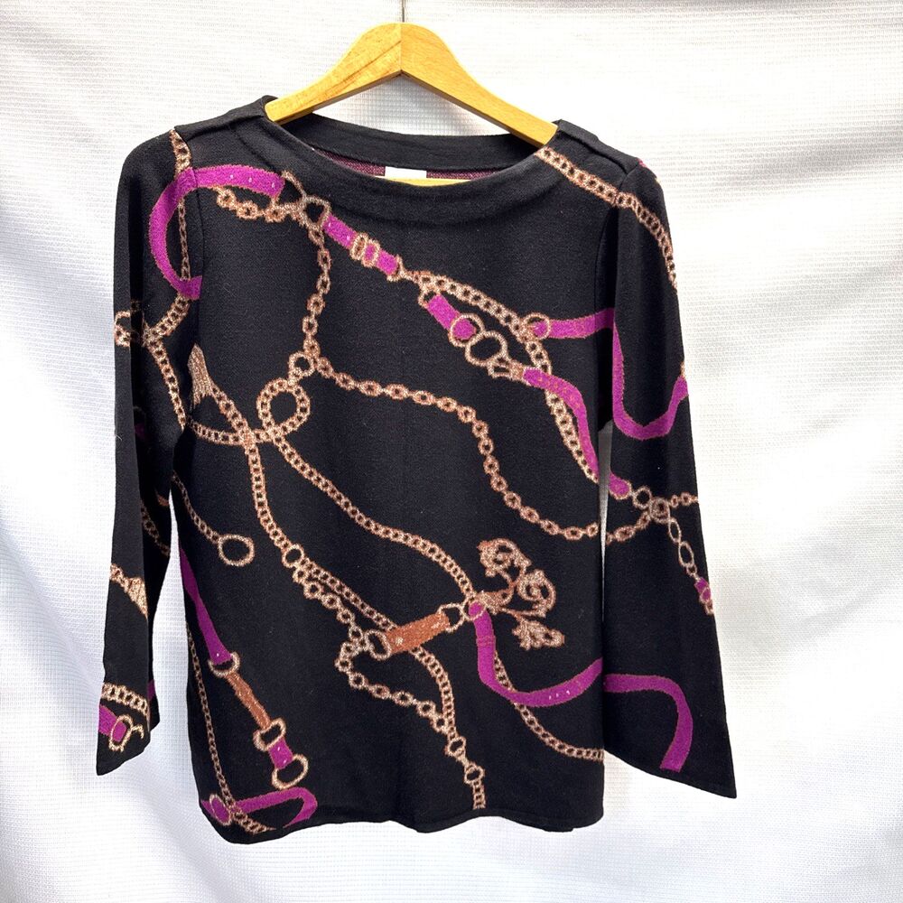 Lot of 3 Women’s Sweaters, and Tops - Chico's, Sag Harbor, Valerie Stevens - M